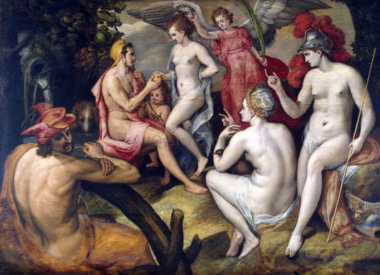  The Elder Frans Floris The Judgment of Paris - Hand Painted Oil Painting