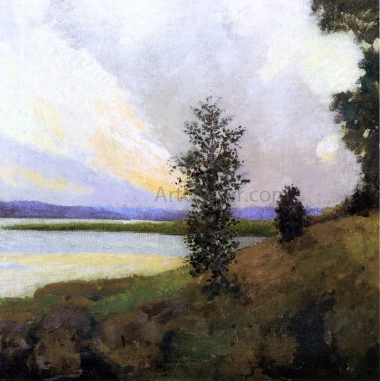  Edward E Simmons The Lake Shore - Hand Painted Oil Painting