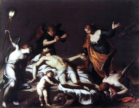  Alessandro Turchi The Lamentation over the Dead Christ - Hand Painted Oil Painting