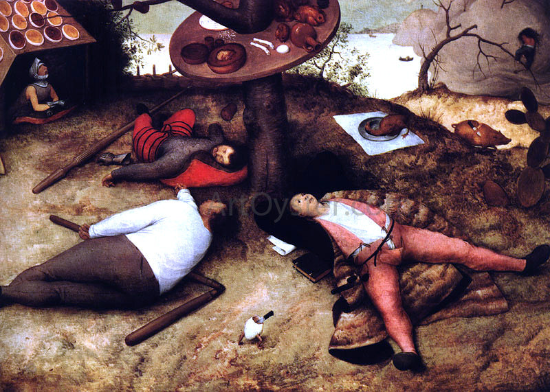  The Elder Pieter Bruegel The Land of Cockayne - Hand Painted Oil Painting