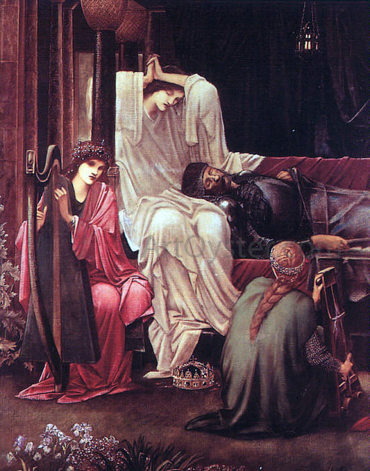  Sir Edward Burne-Jones The Last Sleep of Arthur in Avalon - Hand Painted Oil Painting