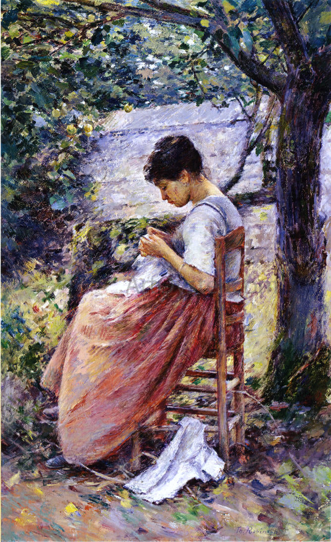  Theodore Robinson The Layette - Hand Painted Oil Painting