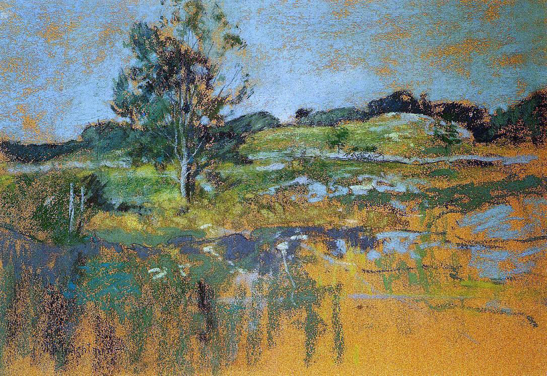  John Twachtman The Ledges - Hand Painted Oil Painting