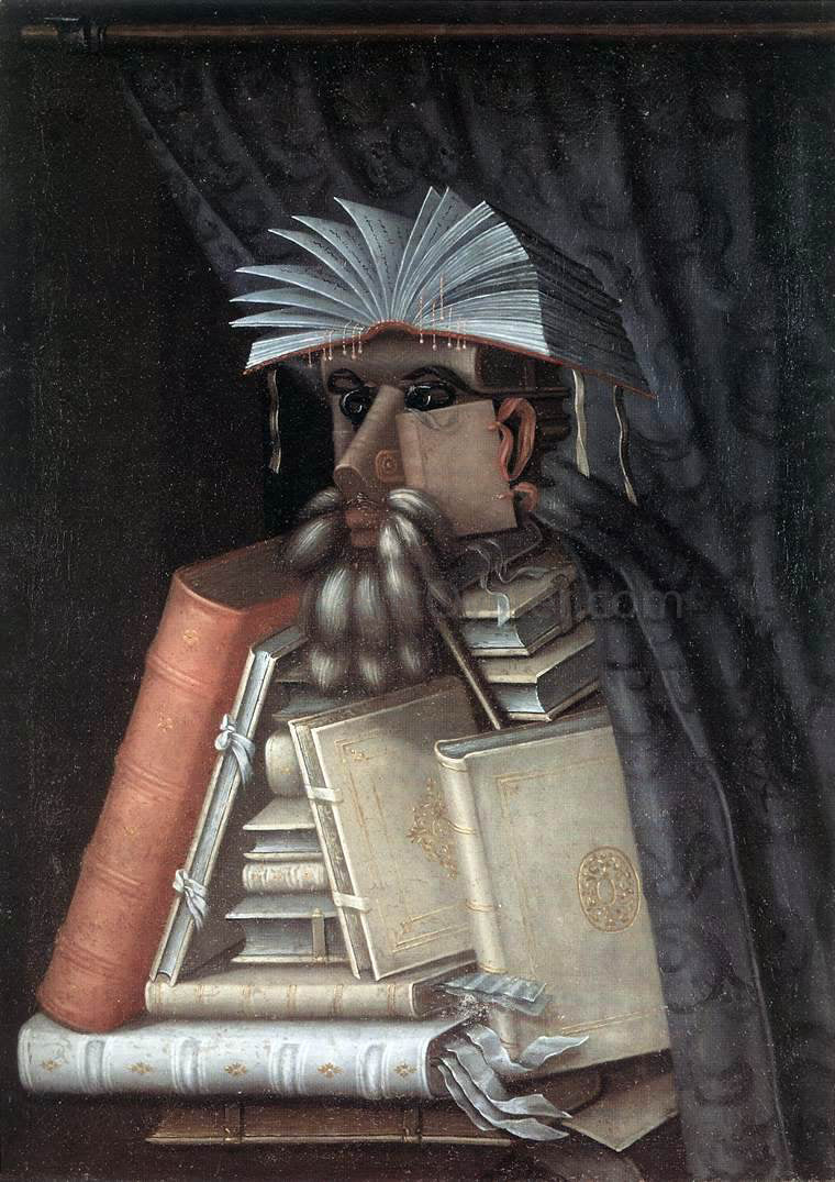  Giuseppe Arcimboldo The Librarian - Hand Painted Oil Painting