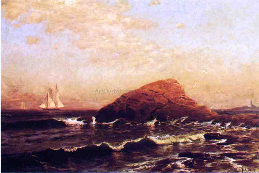  Alfred Thompson Bricher The Lion Rock, Newport - Hand Painted Oil Painting