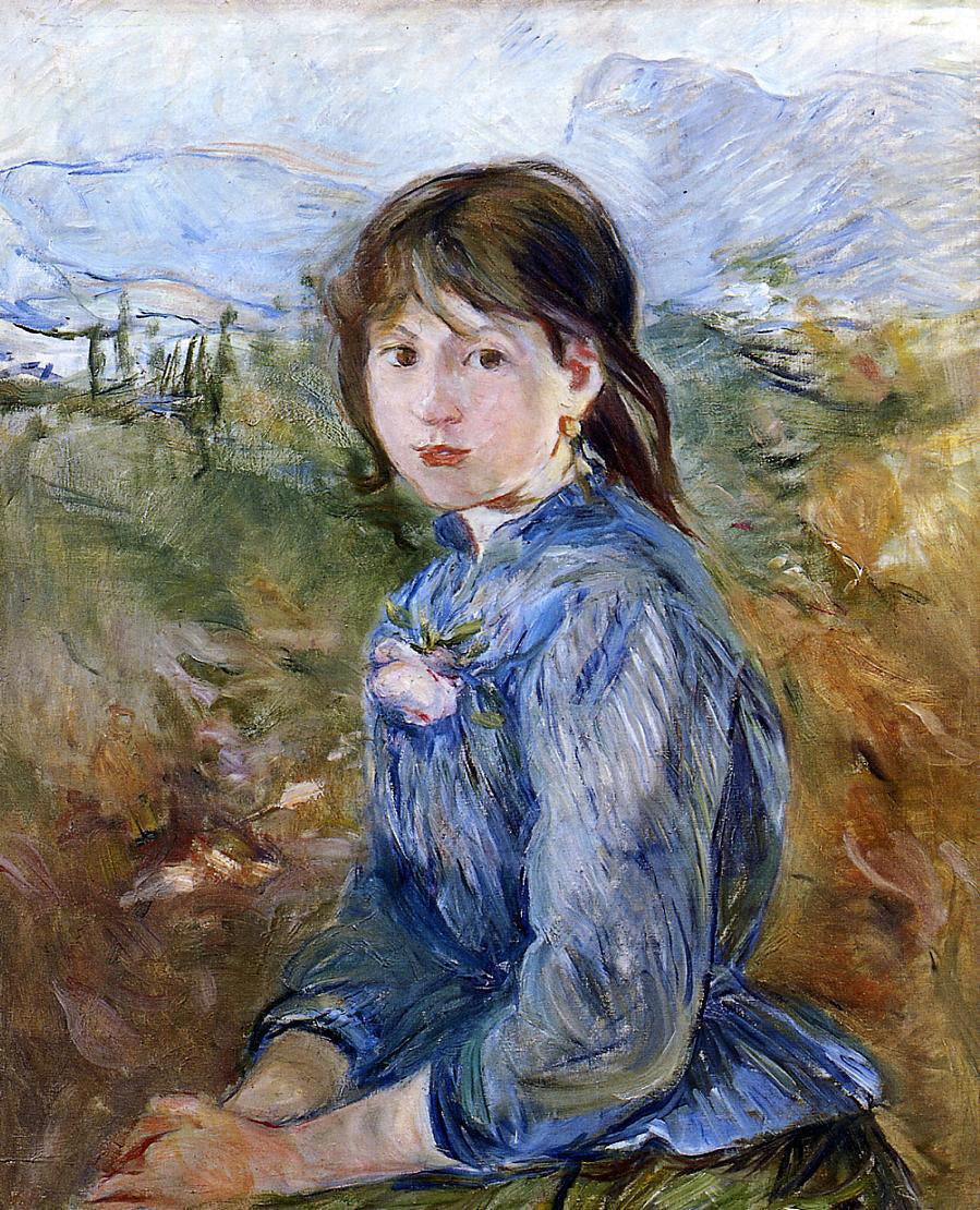  Berthe Morisot The Little Girl from Nice, Celestine - Hand Painted Oil Painting