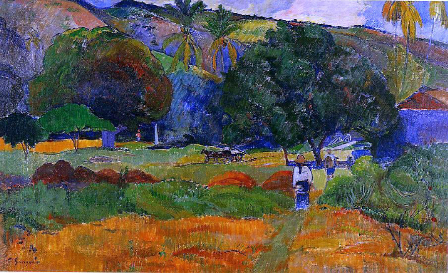  Paul Gauguin The Little Valley - Hand Painted Oil Painting