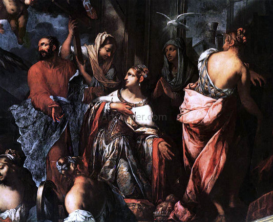  Pietro Negri The Madonna Saves Venice from the Plague of 1630 - Hand Painted Oil Painting