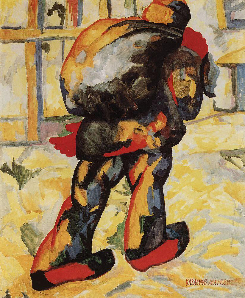  Kazimir Malevich The Man with the Bag - Hand Painted Oil Painting