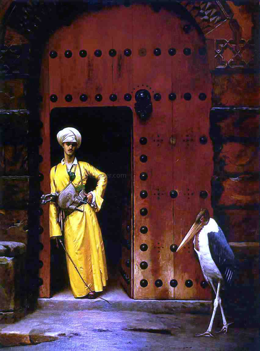  Jean-Leon Gerome The Marabou - Hand Painted Oil Painting