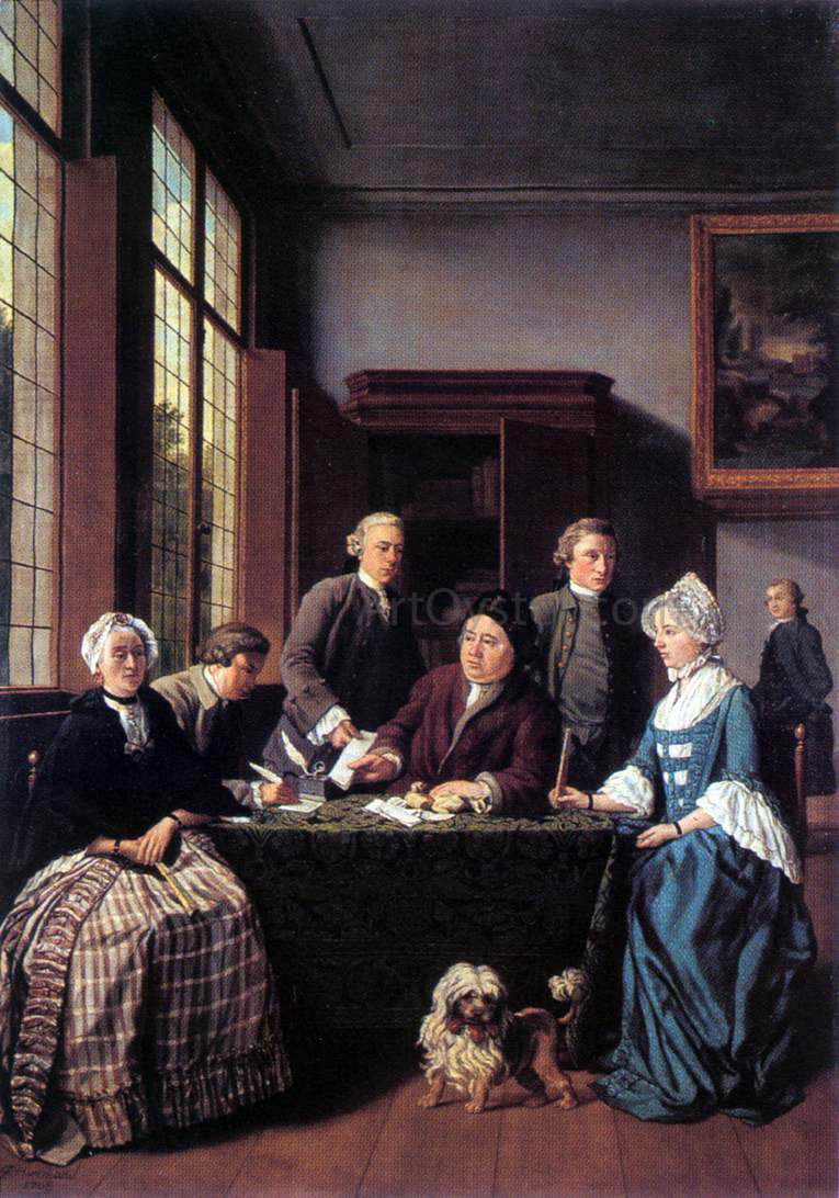  II Jan Horemans The Marriage Contract - Hand Painted Oil Painting
