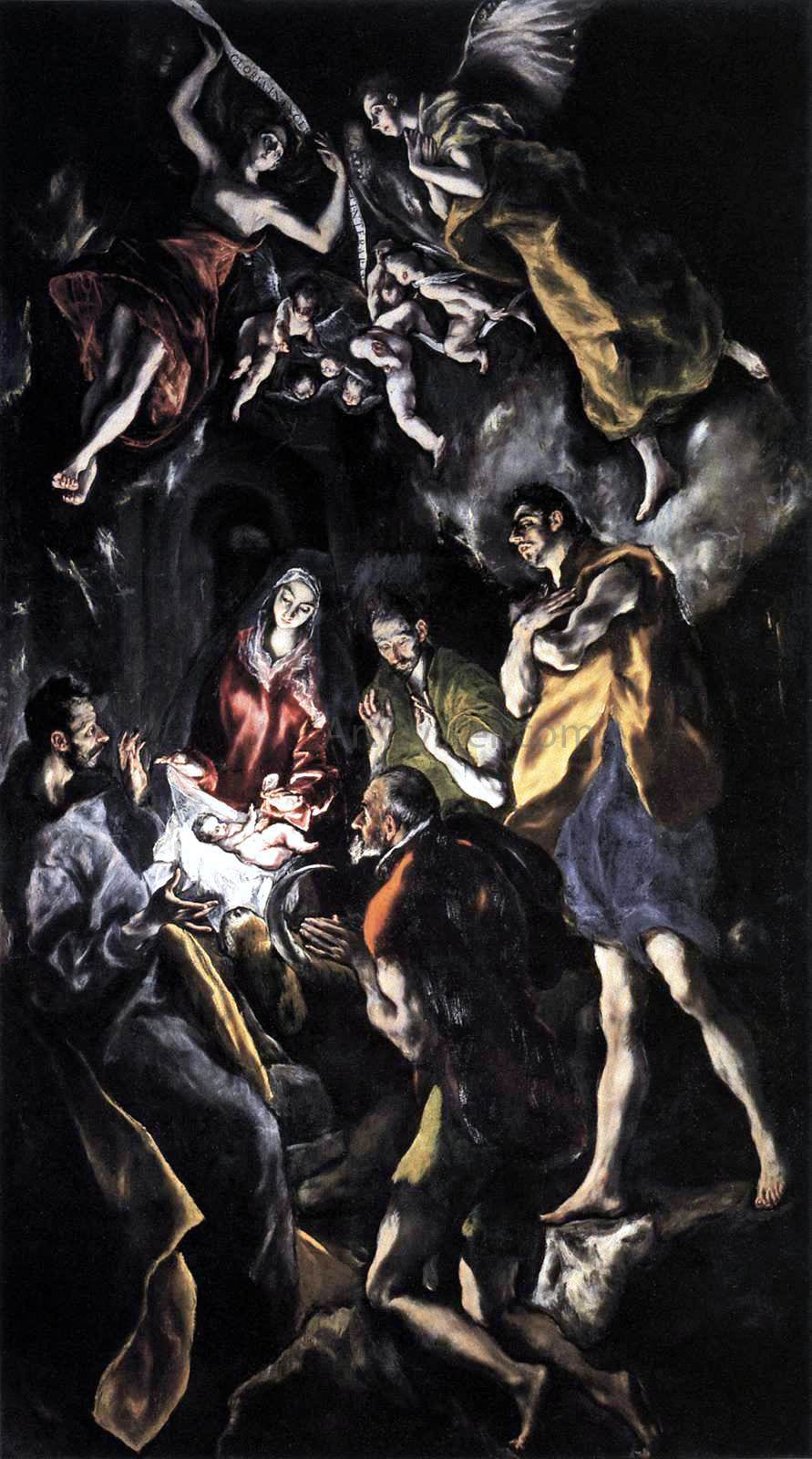  El Greco The Marriage of the Virgin - Hand Painted Oil Painting