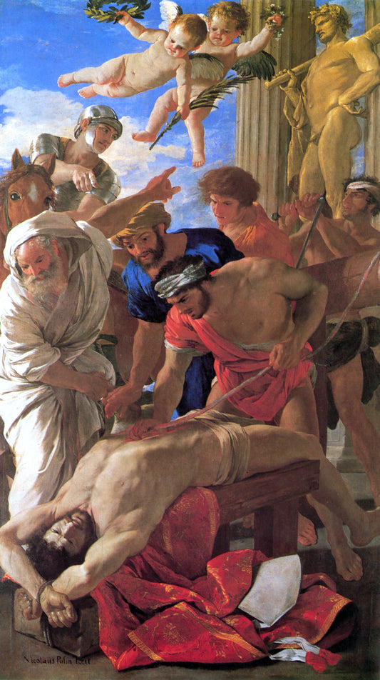  Nicolas Poussin The Martyrdom of St Erasmus - Hand Painted Oil Painting