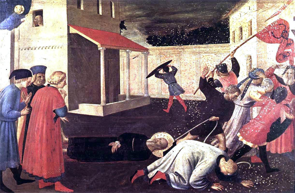  Fra Angelico The Martyrdom of St Mark (Linaioli Tabernacle) - Hand Painted Oil Painting