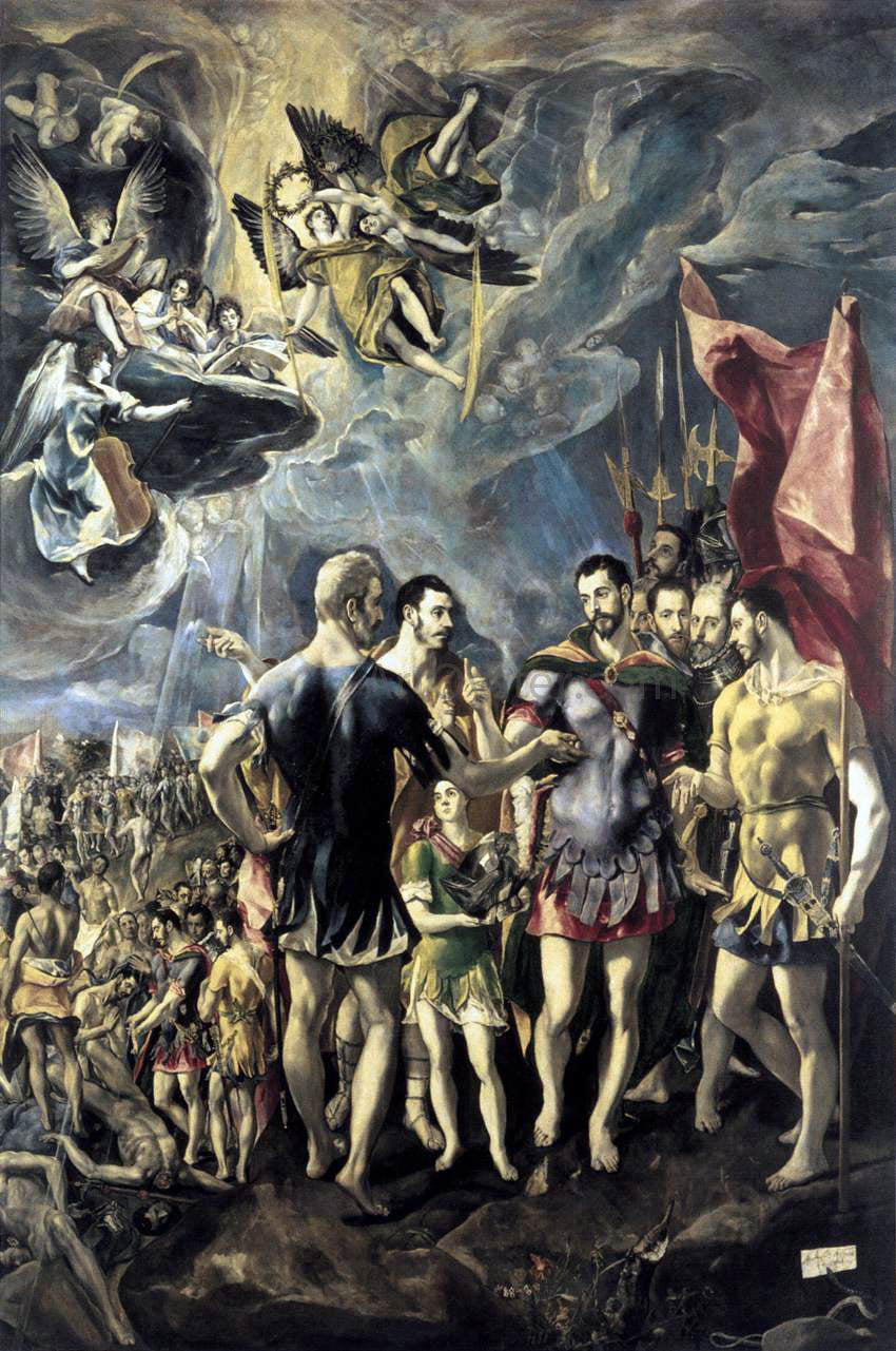 El Greco The Martyrdom of St Maurice - Hand Painted Oil Painting