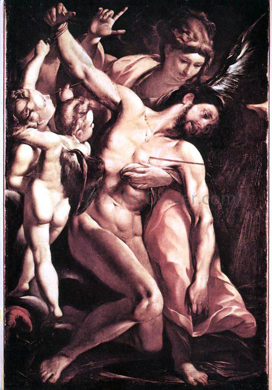  Giulio Cesare Procaccini The Martyrdom of St Sebastian - Hand Painted Oil Painting