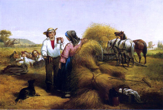  James A Cafferty The Midday Rest - Hand Painted Oil Painting