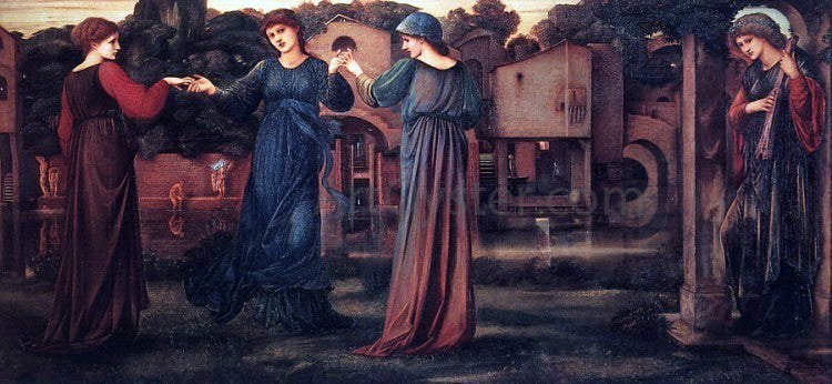  Sir Edward Burne-Jones The Mill - Hand Painted Oil Painting