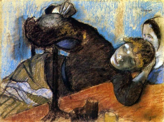  Edgar Degas The Milliner - Hand Painted Oil Painting