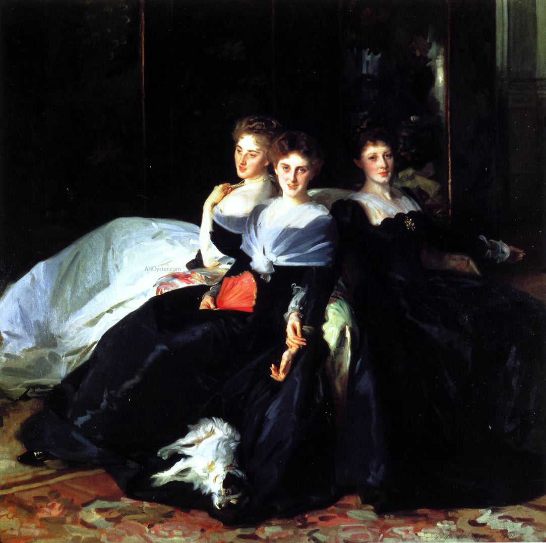  John Singer Sargent The Misses Hunter - Hand Painted Oil Painting