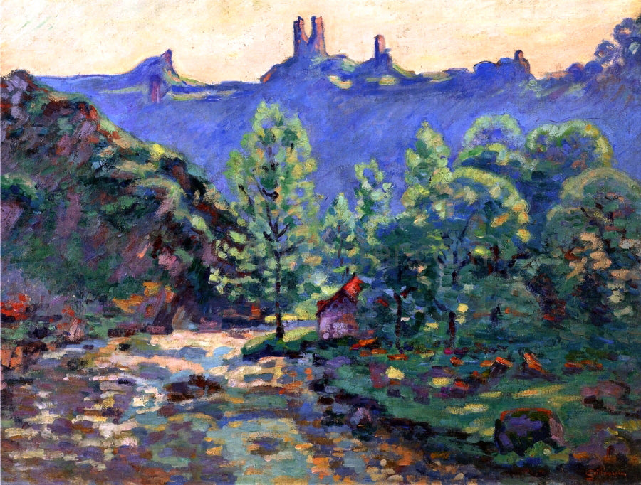  Armand Guillaumin The Moulin Brigand, Ruins of Chateau de Crozant - Hand Painted Oil Painting