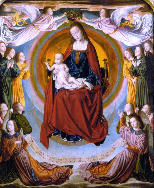  Master of Moulins The Moulins Triptych (central panel) - Hand Painted Oil Painting