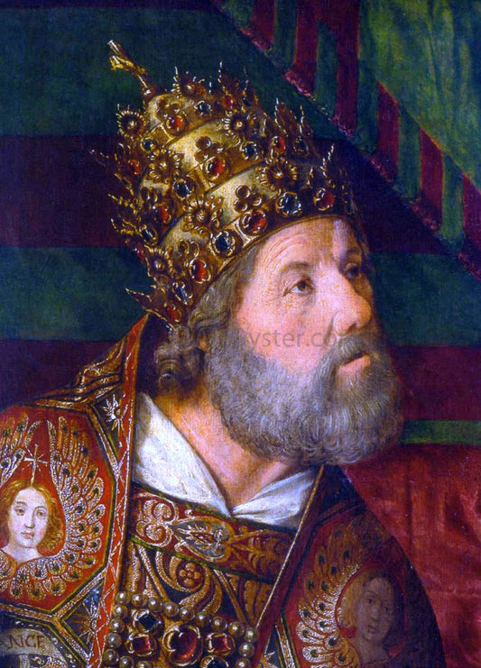  Master of Moulins The Moulins Triptych (detail of the left shutter) - Hand Painted Oil Painting