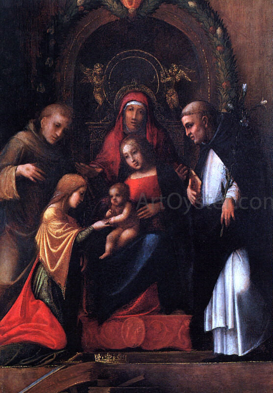  Correggio The Mystic Marriage of St. Catherine - Hand Painted Oil Painting