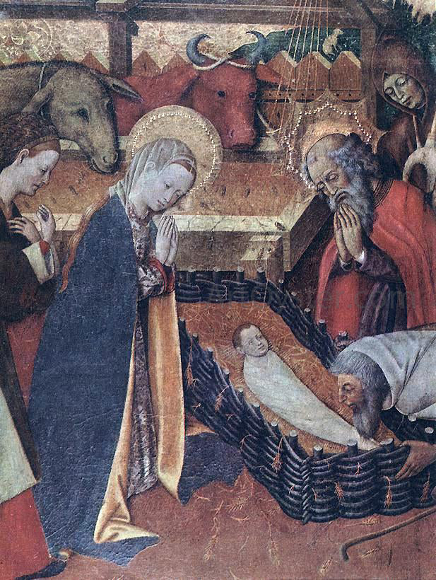 Bernat Martorell The Nativity (detail) - Hand Painted Oil Painting