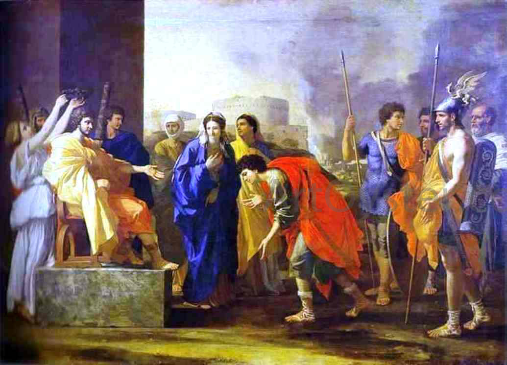  Nicolas Poussin The Noble Deed of Scipio - Hand Painted Oil Painting