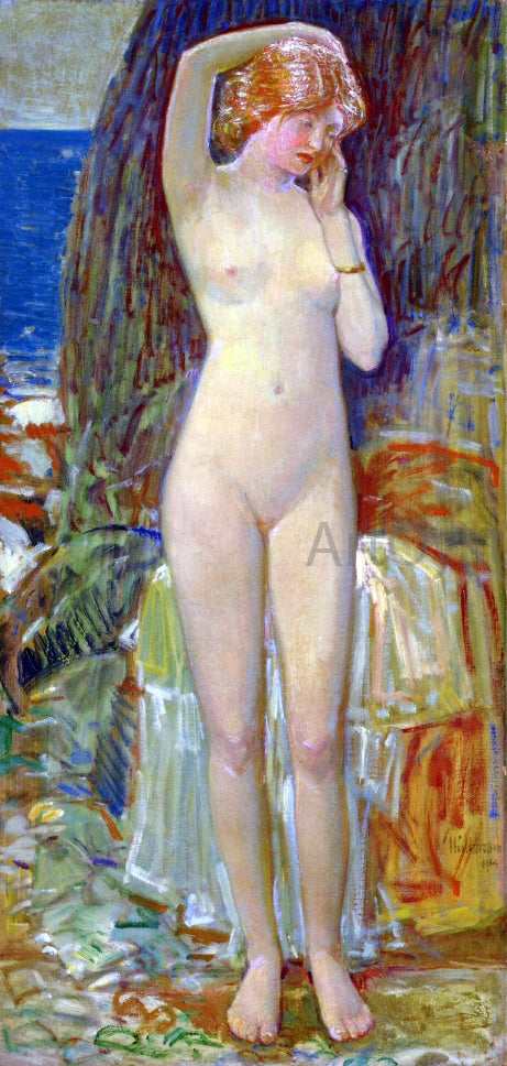  Frederick Childe Hassam The Nymph of Beryl Gorge - Hand Painted Oil Painting