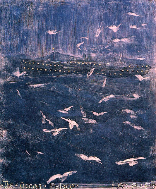  Maurice Prendergast The Ocean Palace - Hand Painted Oil Painting