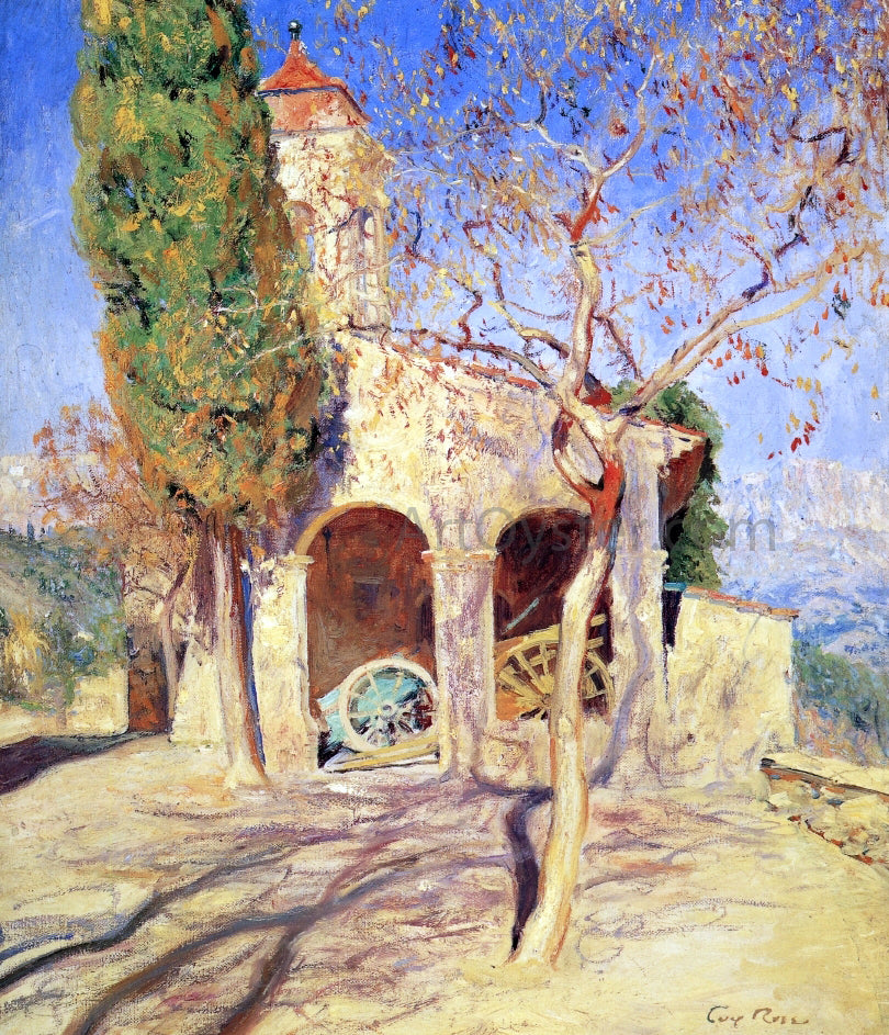  Guy Orlando Rose The Old Church at Cagnes - Hand Painted Oil Painting