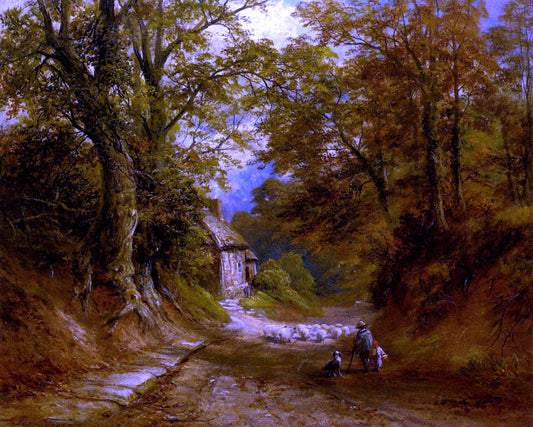  George Turner The Old Cottage, Littleover Lane - Hand Painted Oil Painting