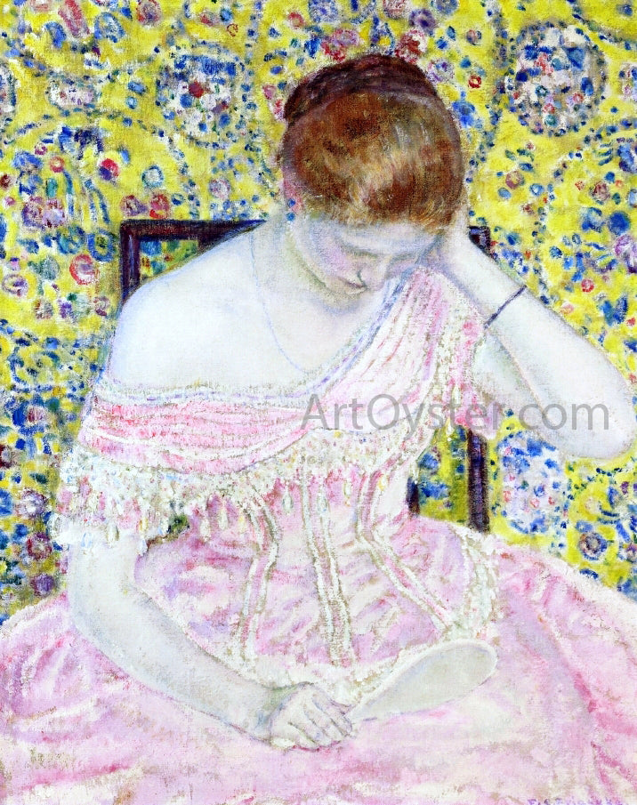  Frederick Carl Frieseke The Old Fashioned Gown - Hand Painted Oil Painting
