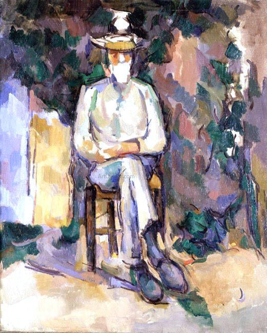 Paul Cezanne The Old Gardener - Hand Painted Oil Painting