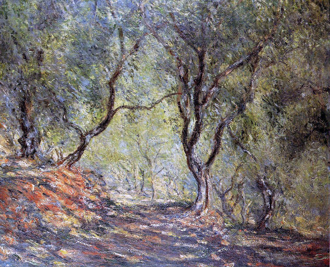  Claude Oscar Monet The Olive Tree Wood in the Moreno Garden - Hand Painted Oil Painting