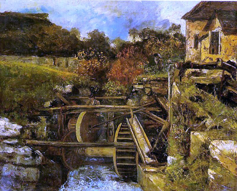  Gustave Courbet Ornans Paper Mill - Hand Painted Oil Painting