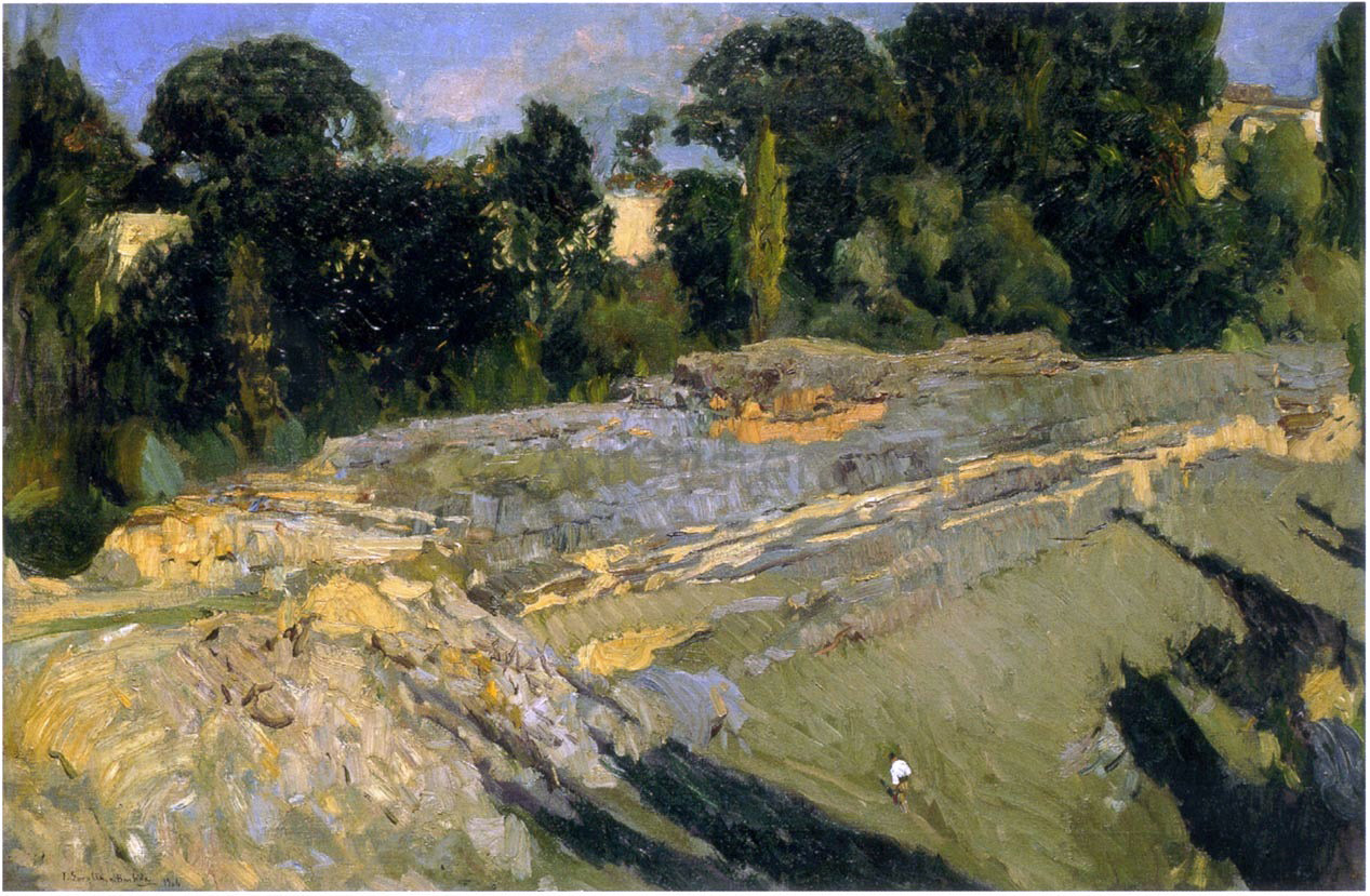  Joaquin Sorolla Y Bastida The Outskirts of Segovia - Hand Painted Oil Painting