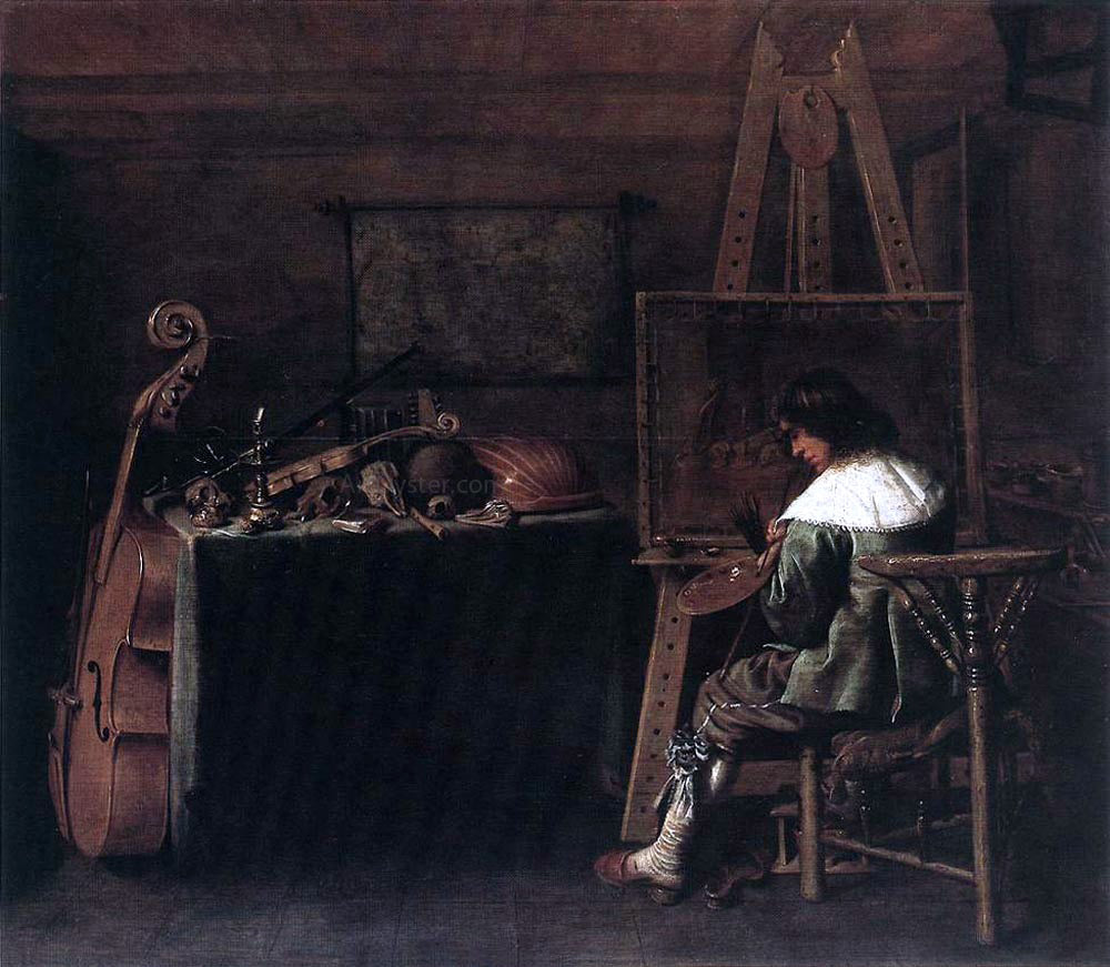  Hendrick Gerritsz Pot The Painter in his Studio - Hand Painted Oil Painting