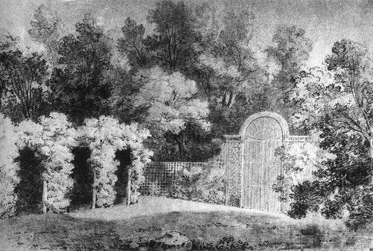  Jean-Baptiste Oudry The Park at Arcueil - Hand Painted Oil Painting