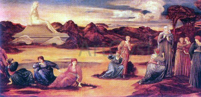  Sir Edward Burne-Jones The Passing of Venus - Hand Painted Oil Painting