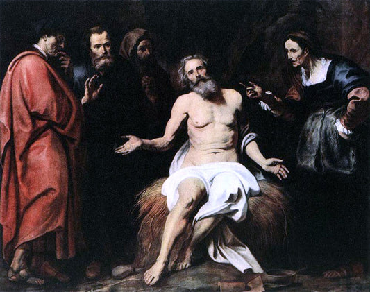  Gerard Seghers The Patient Job - Hand Painted Oil Painting
