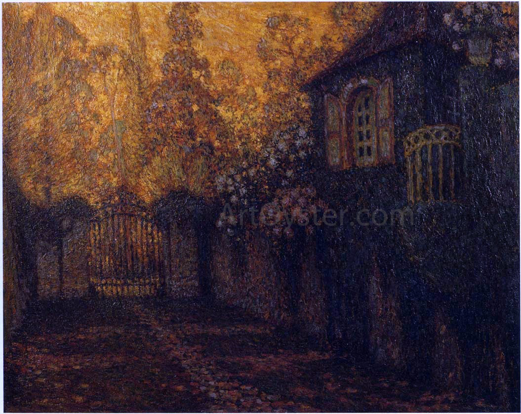  Henri Le Sidaner The Pavillion and the Alley - Hand Painted Oil Painting