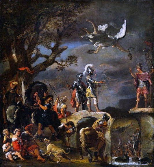  Ferdinand Bol The Peace Negotiations between Claudius Civilis and Cerealis - Hand Painted Oil Painting