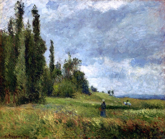  Camille Pissarro The Petit Bras of the Seine at Argenteuil - Hand Painted Oil Painting