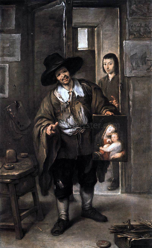  Jose Antolinez The Picture Merchant - Hand Painted Oil Painting