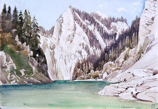  Thomas Ender The Pieniny Mountains with the Dunajec River - Hand Painted Oil Painting