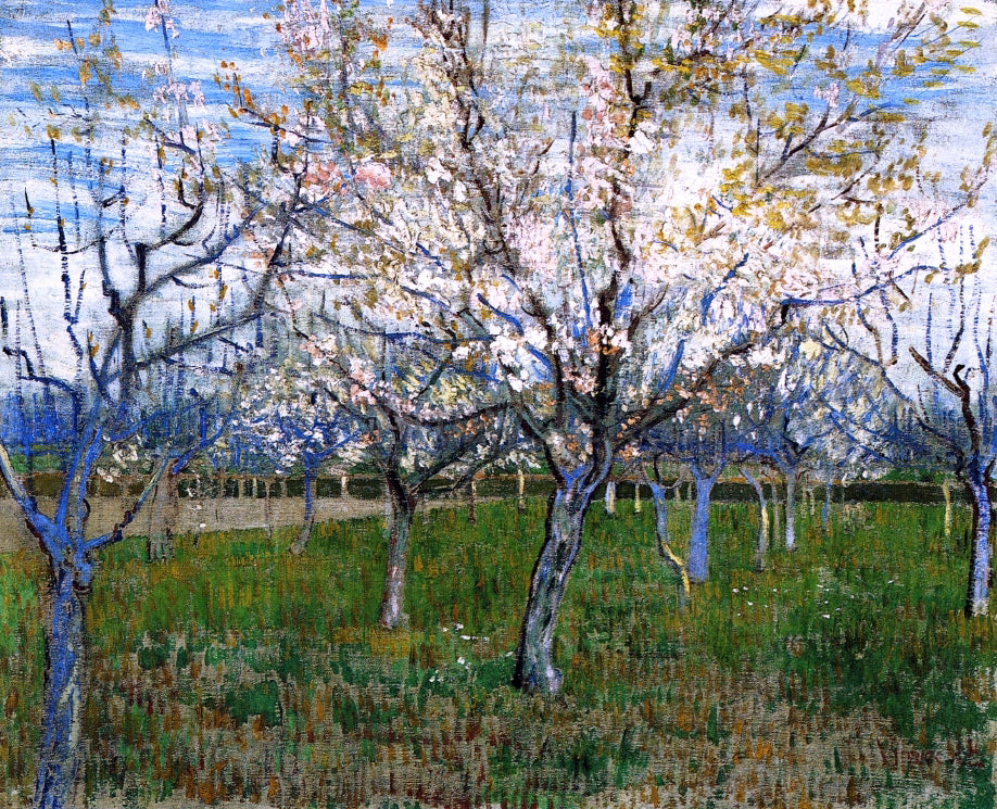  Vincent Van Gogh The Pink Orchard - Hand Painted Oil Painting
