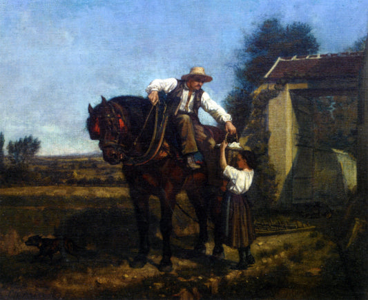  Edouard Frere The Ploughmans Lunch - Hand Painted Oil Painting